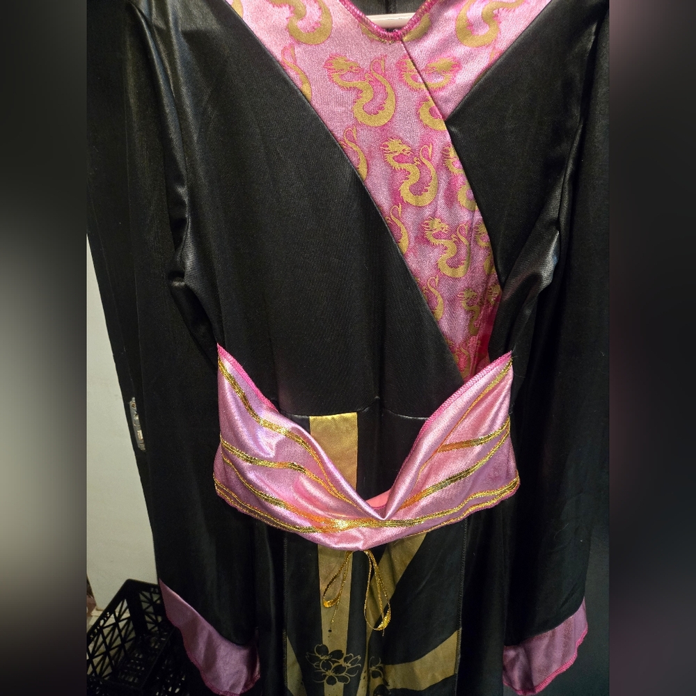 Girls Kung Fu dire costume, sz. 10-12 (large) - Picture 1 of 6